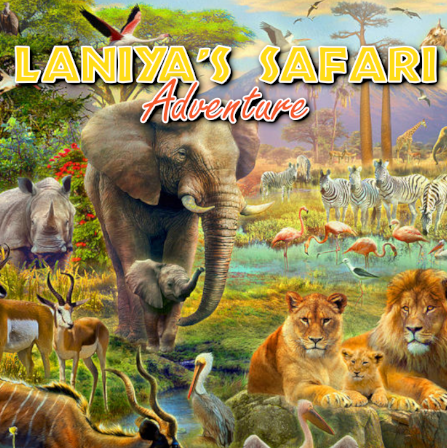 Safari Adventure - Digital Editable Template Download