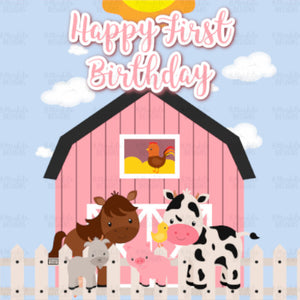 Barn Animals - Digital Editable Template Download