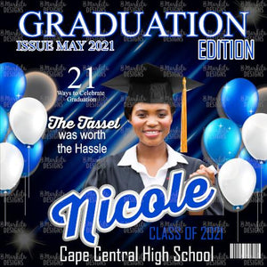 Graduation - Digital Editable Template Download