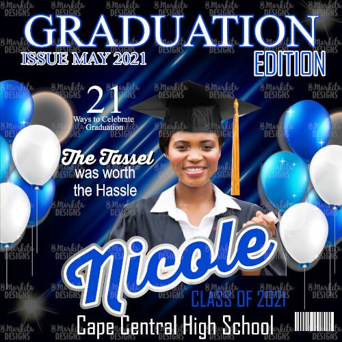 Graduation - Digital Editable Template Download