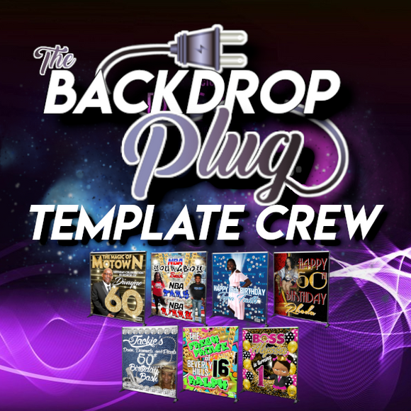 Backdrop Plug Template Crew (Lifetime)