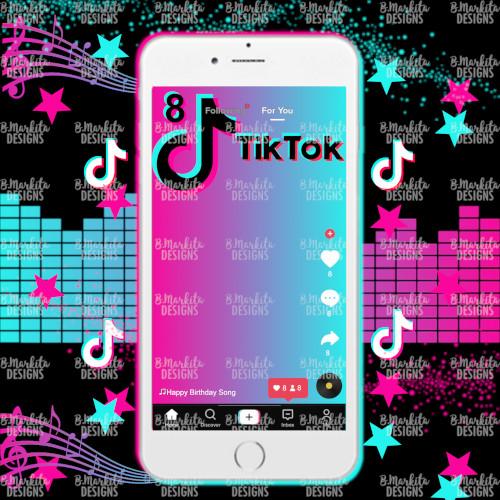 TikTok 2 - Digital Editable Template Download